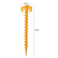 Spiral-Heringe für Zelte