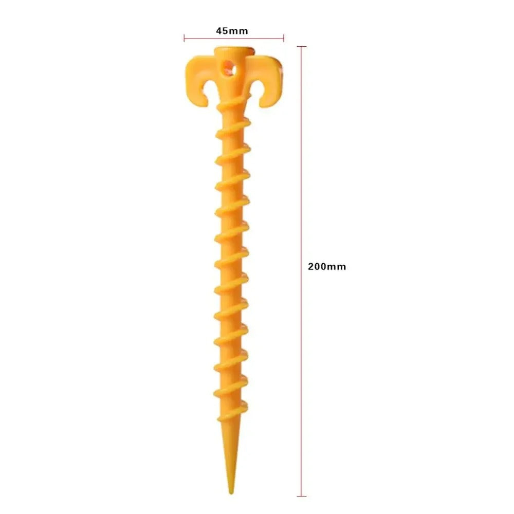 Spiral-Heringe für Zelte